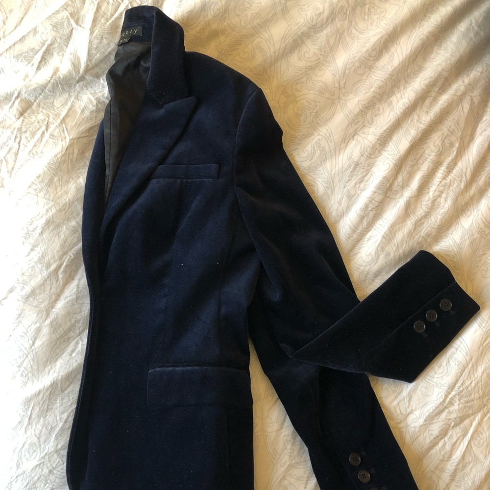 Beautiful Theory navy velvet blazer!